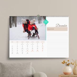 Jegyzetelhető családi naptár | MyPrintPix
