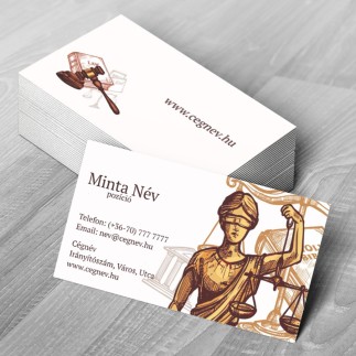 Justicia névjegykártya | MyPrintPix