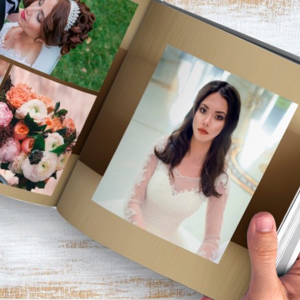 Florina Gold prémium esküvői fotókönyv | MyPrintPix