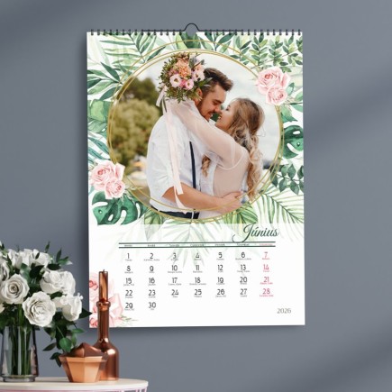 Rosemarie esküvői naptár saját fotókkal | MyPrintPix
