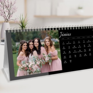 Modern esküvői fényképes naptár | MyPrintPix