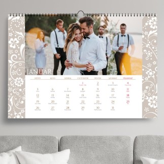 Esküvőnk napja fényképes naptár | MyPrintPix