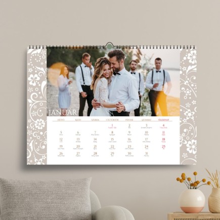 Esküvőnk napja fényképes naptár | MyPrintPix