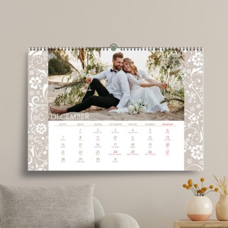 Esküvőnk napja fényképes naptár | MyPrintPix
