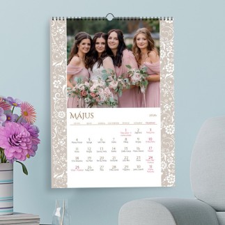 Esküvőnk napja fényképes naptár | MyPrintPix