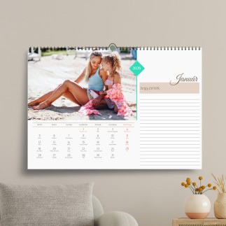 Családi naptár jegyzetekkel | MyPrintPix
