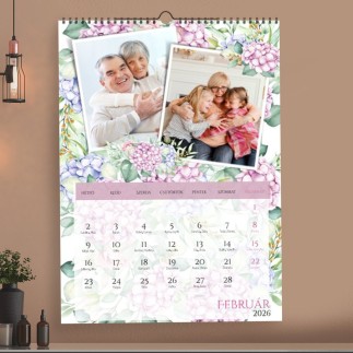 Hortensia A3 családi fényképes naptár | MyPrintPix