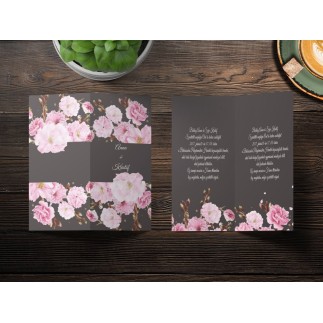 Blossom esküvői meghívó | MyPrintPix