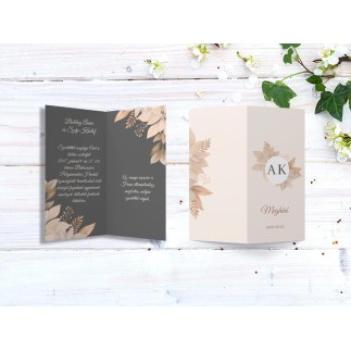 Ambrózia esküvői meghívó | MyPrintPix