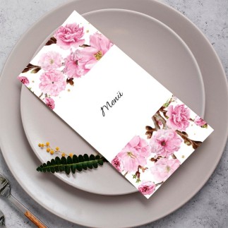 Blossom esküvői menükártya | MyPrintPix