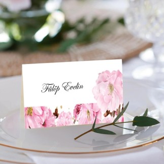 Blossom esküvői menükártya | MyPrintPix