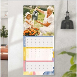 Friderika XXL 3 hónapos naptár családi tervező | MyPrintPix