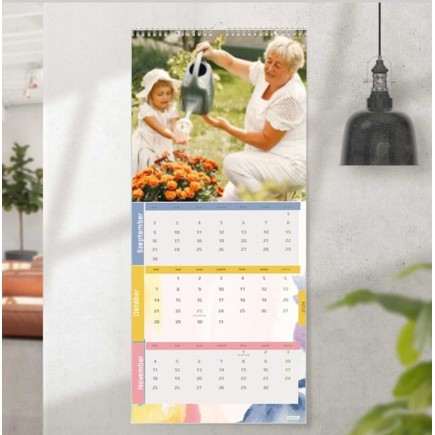 Friderika XXL 3 hónapos naptár családi tervező | MyPrintPix