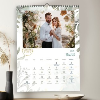Date esküvői fényképes naptár | MyPrintPix