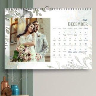 Date esküvői fényképes naptár | MyPrintPix