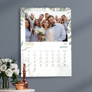 Date esküvői fényképes naptár | MyPrintPix