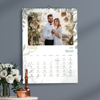 Date esküvői fényképes naptár | MyPrintPix