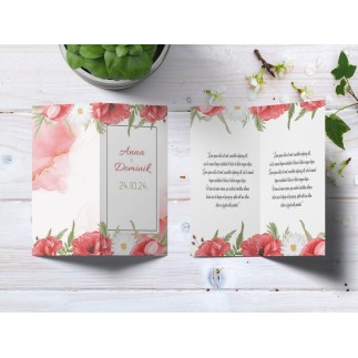Poppy esküvői meghívó | MyPrintPix