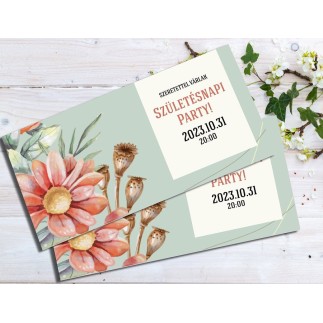 Rosette 2 esküvői meghívó | MyPrintPix