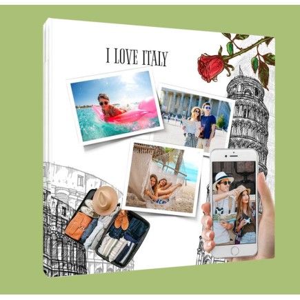 I love Italy fotókönyv olasz úti emlékekhez | MyPrintPix