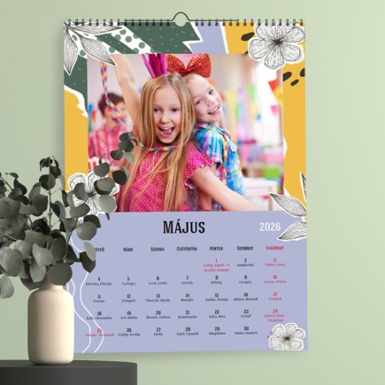 Halo családi fényképes naptár | MyPrintPix