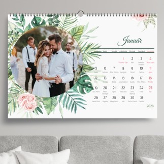 Rosemarie esküvői naptár saját fotókkal | MyPrintPix