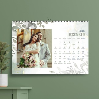 Date esküvői fényképes naptár | MyPrintPix