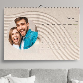 Zen kert fényképes naptár családoknak | MyPrintPix