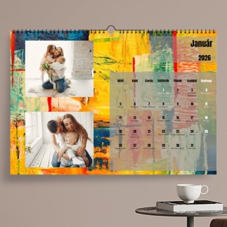 Colored fényképes naptár családoknak | MyPrintPix