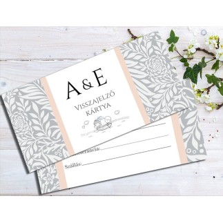 Lizandra RSVP kártya esküvőre | MyPrintPix