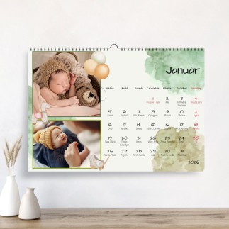 Ambrus A4 családi fényképes naptár | MyPrintPix