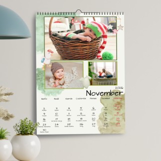 Ambrus A4 családi fényképes naptár | MyPrintPix
