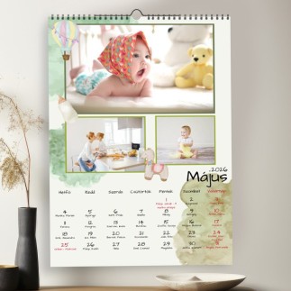 Ambrus A4 családi fényképes naptár | MyPrintPix