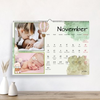 Ambrus A4 fekvő családi fényképes naptár | MyPrintPix
