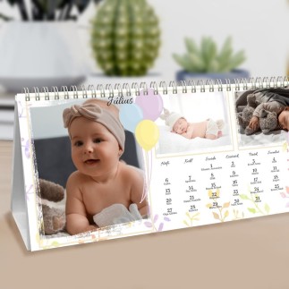 Megérkeztem A3 fekvő családi naptár fotókkal | MyPrintPix