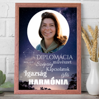 Mérleg csillagjegyes fotókollázs | MyPrintPix