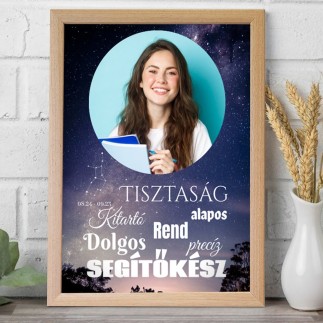 Szűz csillagjegyes fotókollázs | MyPrintPix