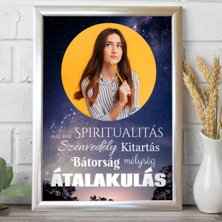 Skorpió csillagjegyes fotókollázs | MyPrintPix