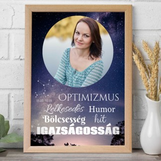 Nyilas csillagjegyes fotókollázs | MyPrintPix