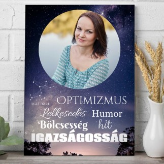 Nyilas csillagjegyes fotókollázs | MyPrintPix