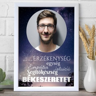 Halak csillagjegyes fotókollázs | MyPrintPix