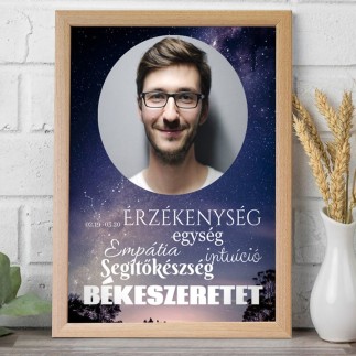 Halak csillagjegyes fotókollázs | MyPrintPix