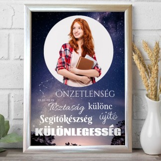 Vízöntő csillagjegyes fotókollázs | MyPrintPix