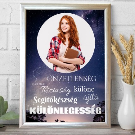 Vízöntő csillagjegyes fotókollázs | MyPrintPix