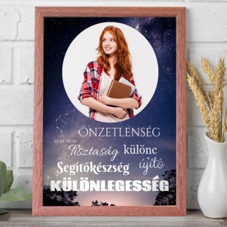 Vízöntő csillagjegyes fotókollázs | MyPrintPix