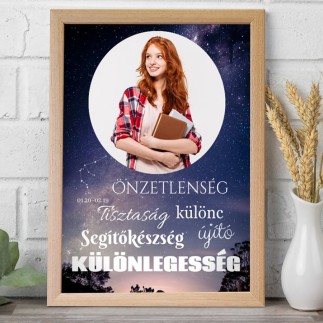 Vízöntő csillagjegyes fotókollázs | MyPrintPix