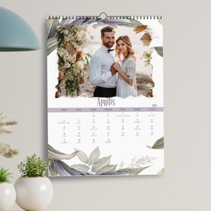 Colette esküvői naptár saját fotókkal | MyPrintPix