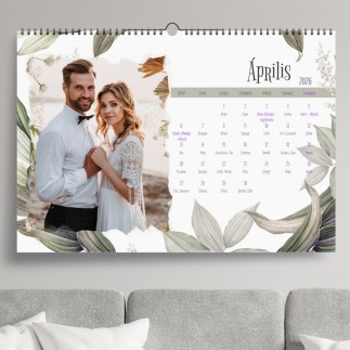 Colette naptár esküvői fotókkal | MyPrintPix