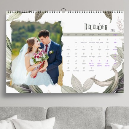 Colette esküvői naptár saját fotókkal | MyPrintPix