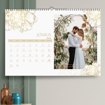 Marry esküvői fényképes naptár | MyPrintPix